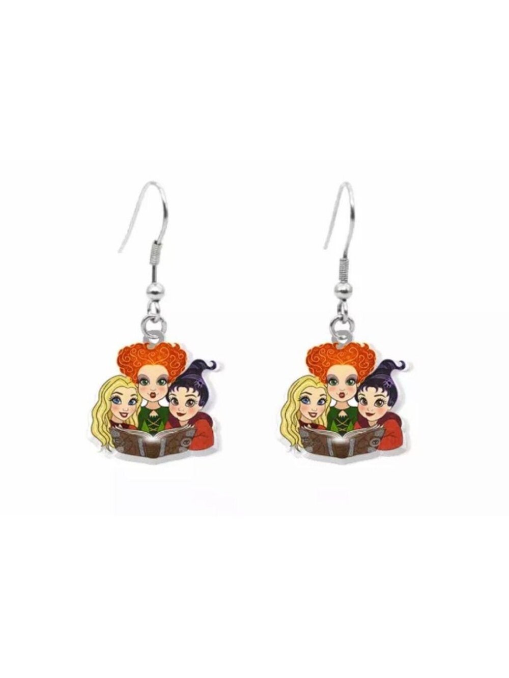 HOCUS POCUS Halloween Witch Drop Earrings NEW